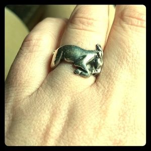 Sterling Siler Ring Goat, Capricorn